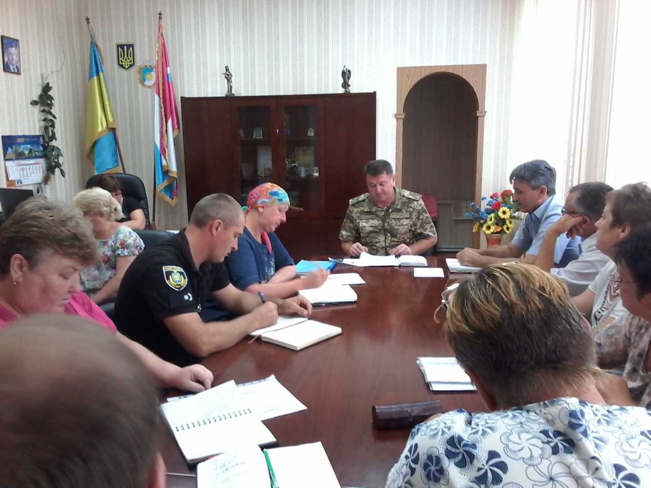 Відбулася координаційна нарада з питань  військового обліку військовозобов'язаних на території Верхньорогачицького району